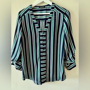 Express Blouse-Style Tee – 3 Colors, Size M, Almost New